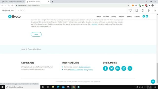Evolo: Free Bootstrap 4 HTML5 Multipurpose Website Template смотреть онлайн