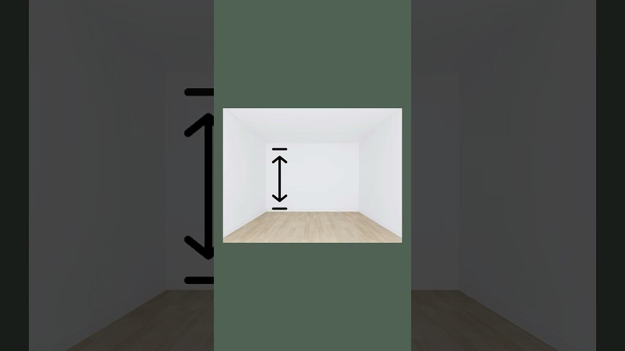 Темная акцентная стена поможет визуально увеличить высоту потолка #обои #дизайнинтерьера смотреть онлайн