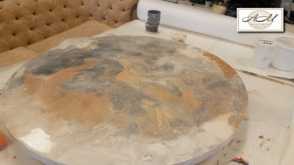 Флюид Арт техника и материалы  Fluid Art