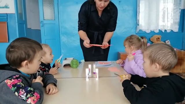 занятие "аппликация ёжик" смотреть онлайн