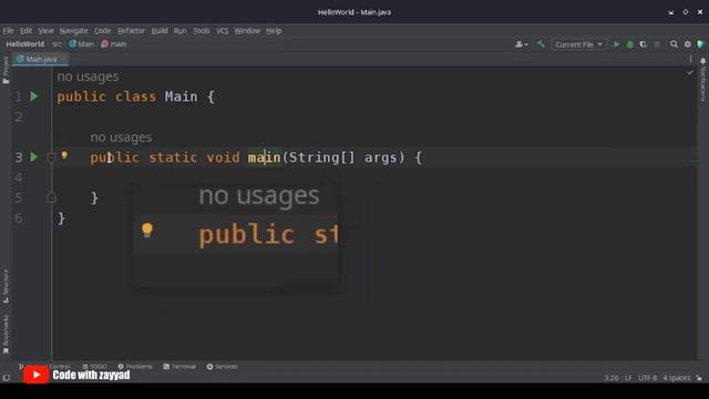 01 Java Hello World смотреть онлайн