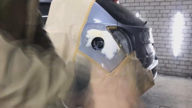 Рихтовка и покраска крыла SsangYong! смотреть онлайн