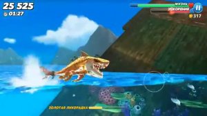 Обновление Обзор 34 Новая Радиоактивная Акула  Hungry Shark World