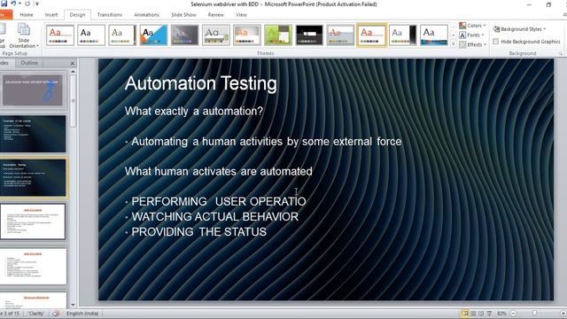 Selenium WebDriver with Java (Cucumber With BDD) смотреть онлайн