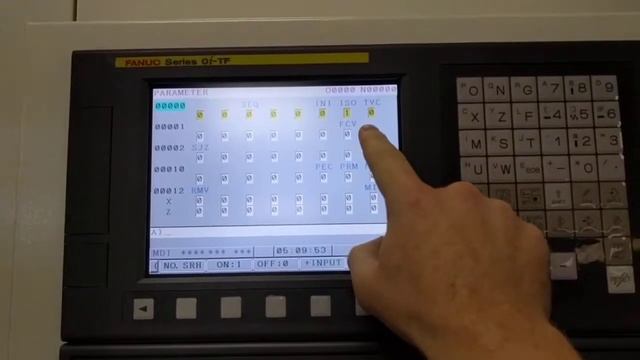 Fanuc 0i-TF - Просмотр параметров смотреть онлайн