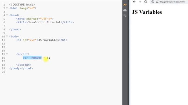 #06 JavaScript Variables | Identifiers Naming Convention | JavaScript Tutorial смотреть онлайн