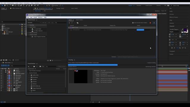 Create Low File Size Animated GIF in After Effects l Animated GIF in after effects l small size GIF смотреть онлайн