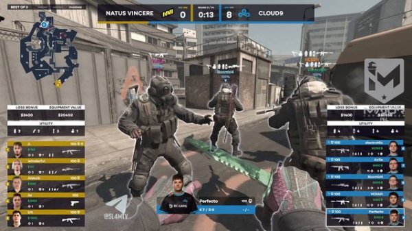 НАВИ ПРОТИВ НАВИ! Полный Матч - NAVI vs CLOUD9 - OVERPASS | PGL Major Copenhagen 2024