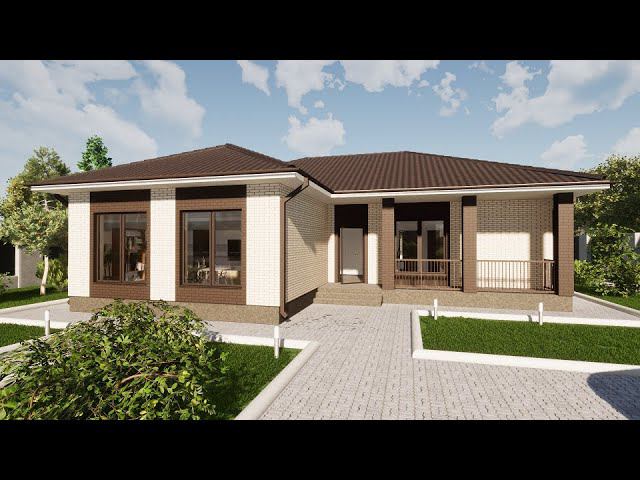 D-217 проект комфортного одноэтажного дома от СК 