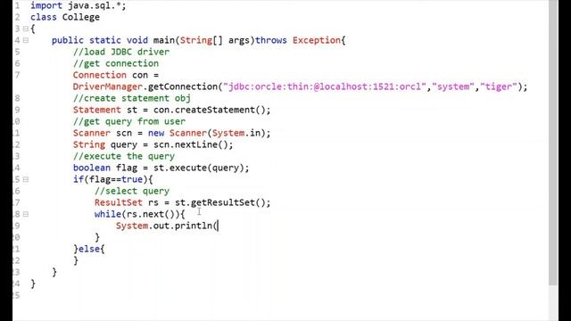 execute method in jdbc | JDBC - execute method in jdbc for select and non-select queries смотреть онлайн