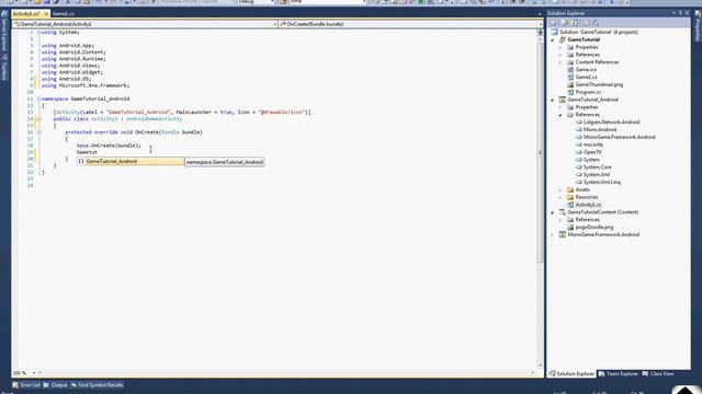 XNA to MonoGame Android Tutorial смотреть онлайн