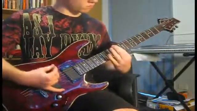 Alone - Bullet For My Valentine guitar cover WITH TABS!!_(360p).flv смотреть онлайн