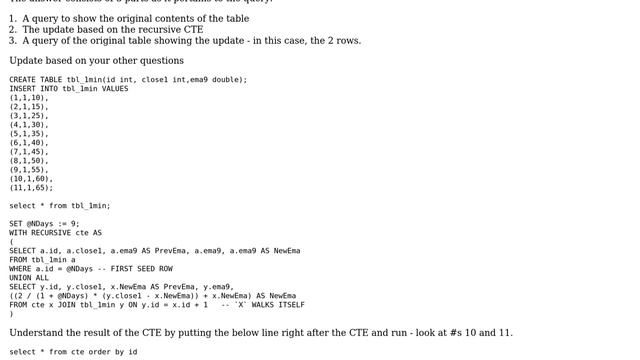 Databases: Update Column from Recursive CTE (MySQL/MariaDB) (2 Solutions!!) смотреть онлайн