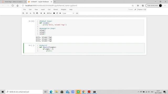 #5 Program pemanggilan data dan Rekursif смотреть онлайн