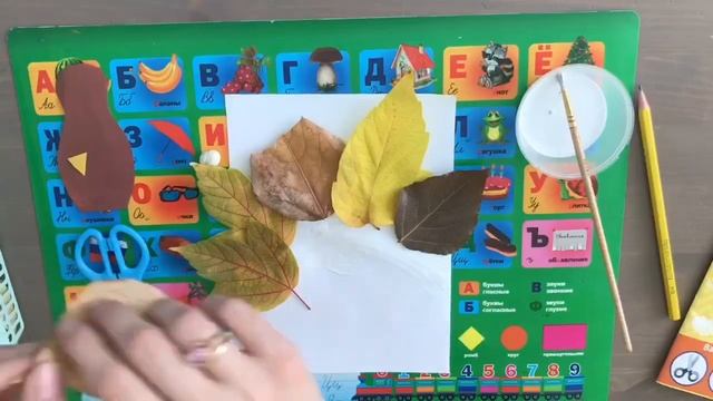 Аппликация из природных материалов «Павлин» смотреть онлайн