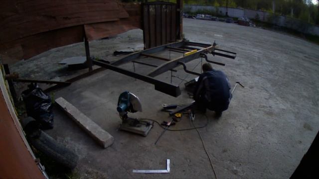 Прицеп для перевозки вездехода.  Сборка прицепа.  Ч1