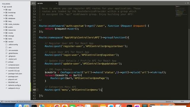 #24 React JS Tutorial with Laravel | Categories Menu API | Show List of Sections / Categories смотреть онлайн