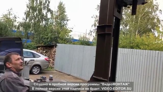 Мини буровая установка на прицепе смотреть онлайн