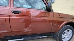 Установка порогов "труба" на Ниву (Lada 4x4 Рестайлинг NIVA)