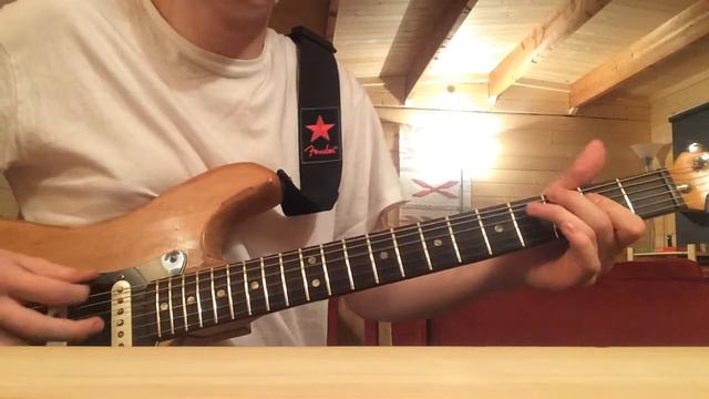 1978 Fender Stratocaster through a Roland cube 30 смотреть онлайн