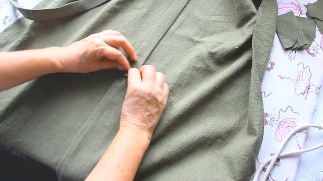 ✂✂✂ Платье сафари. Милитари стиль. Натуральные ткани - крапива. Журнал Burda 5/2006 модель #120 смотреть онлайн