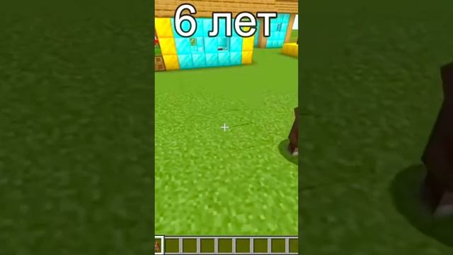 Как В РАЗНОМ ВОЗРАСТЕ Играют в Майнкрафт... смотреть онлайн