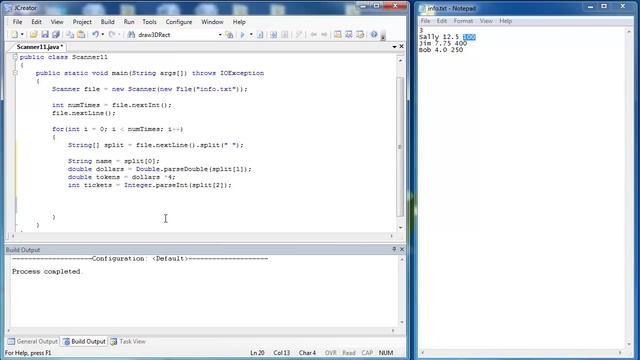 Scanner Class 3 Part 6: Reading Text Files (Java) смотреть онлайн