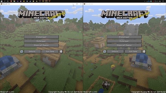 Minecraft PC Split Screen with multiple Keyboards and Mice | Universal Split Screen смотреть онлайн