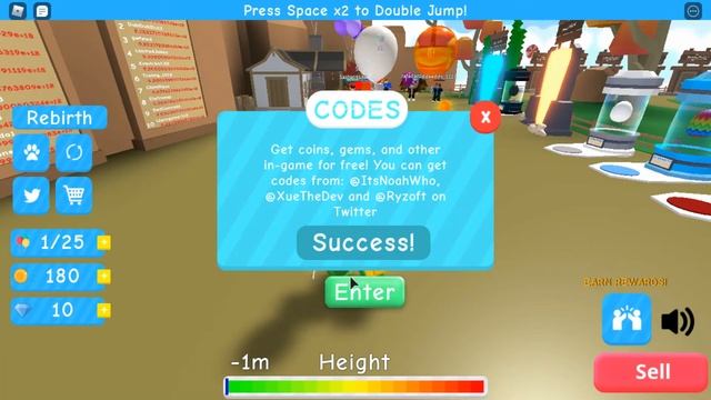 All Working Balloon Sim Codes 2020 | ROBLOX Balloon Simulator смотреть онлайн