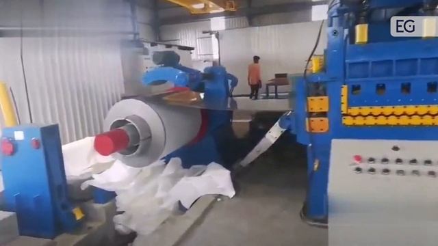 Линия для поперечной резки рулонного металла J0,5 4×2000 смотреть онлайн