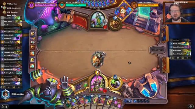 Quest Warlock feat. Faceless Manipulator (Hearthstone Ashes of Outland deck guide and gameplay) смотреть онлайн
