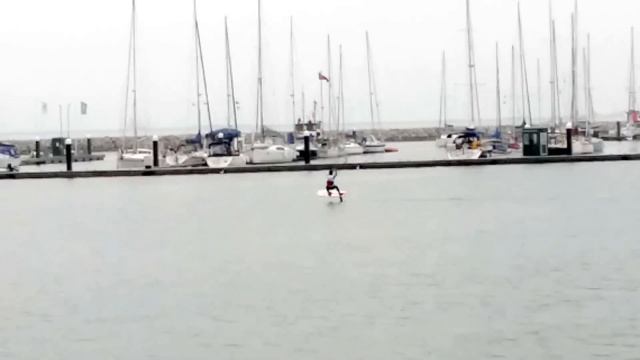 Kitefoiling at ISAF World Cup Weymouth in 4knots смотреть онлайн