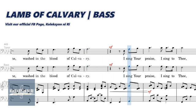 Lamb of Calvary | Bass | Piano смотреть онлайн
