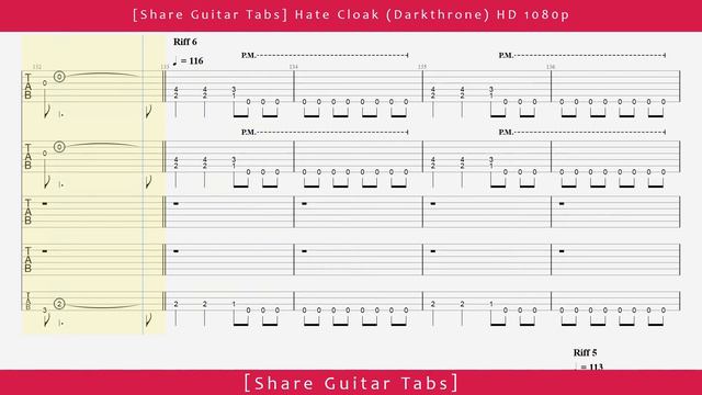 [Share Guitar Tabs] Hate Cloak (Darkthrone) HD 1080p смотреть онлайн