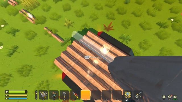 NOOB vs PRO: Tree Harvesting Lumberjack Challenge! (Scrap Mechanic Gameplay) смотреть онлайн