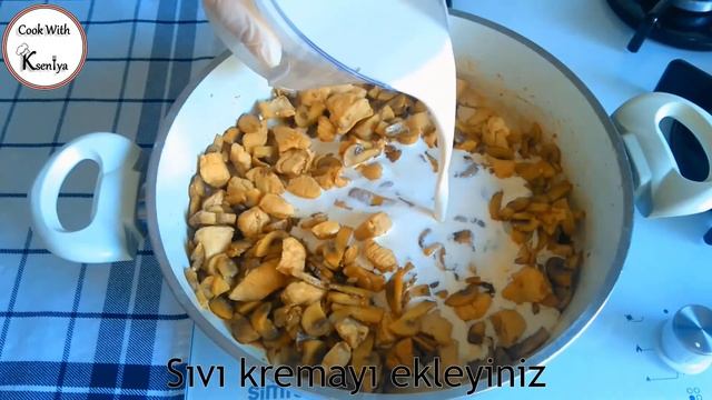 İtalyan Usulü Soslu Makarna/Итальянская Сливочная Паста/ Italian Creamy Pasta