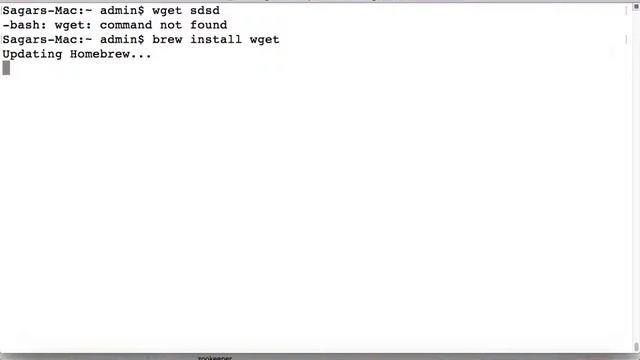 wget command not found in mac | install wget in mac смотреть онлайн