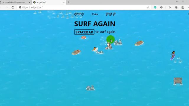 How to play offline game in Microsoft Edge browser | Technical Hakim #EdgeSurf #surf смотреть онлайн