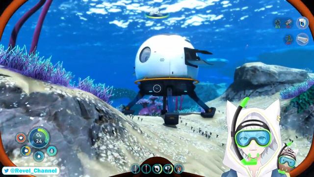 【SUBNAUTICA: BELOW ZERO】Arctic wolf boy meets arctic ocean monster. смотреть онлайн