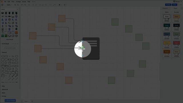 Keep your connectors organized with custom connection points in draw.io смотреть онлайн