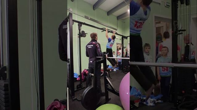 Первенство школы по ОФП, дисциплина подтягивание. смотреть онлайн