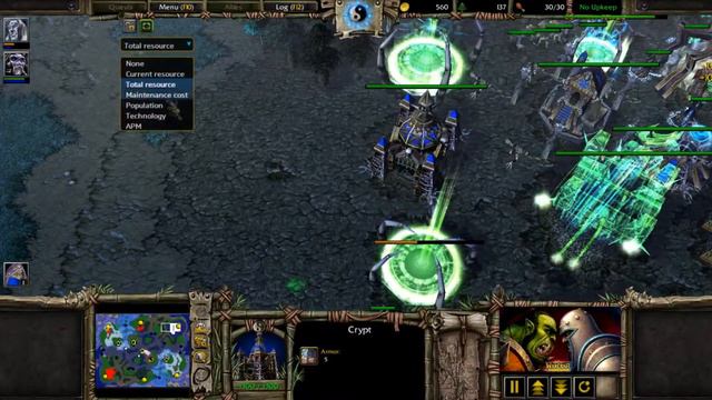 Warcraft 3 UN vs ORC | 120 vs Lyn | Масс Виверны плюс быстрый ЭКСПАНТ смотреть онлайн