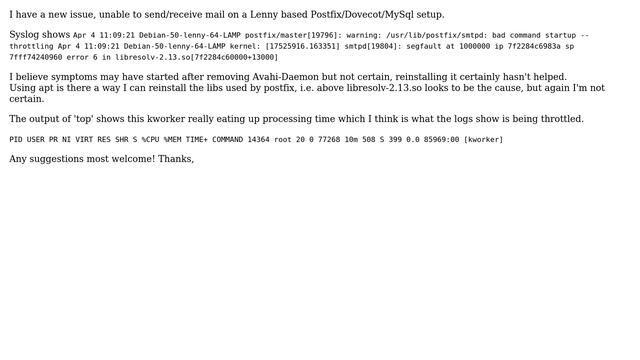DevOps & SysAdmins: Linux Mailserver down - how to reinstall libs used by Postfix? смотреть онлайн