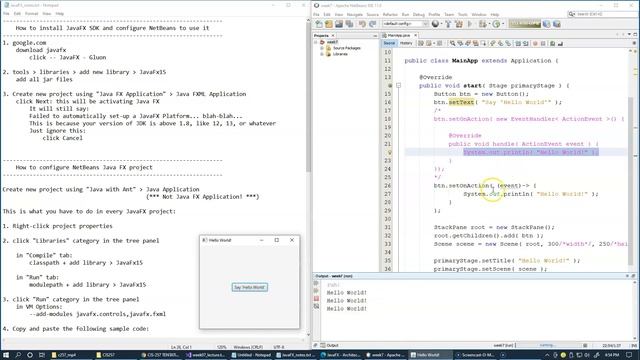 7.4 JavaFX Application start() code overview смотреть онлайн