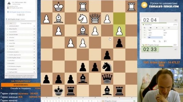 ТИТУЛЬНЫЙ ВТОРНИК! Владимир КРАМНИК - ПОБЕЖДЕН! Шахматы & Сергей Жигалко. На Chess.com & Lichess.or