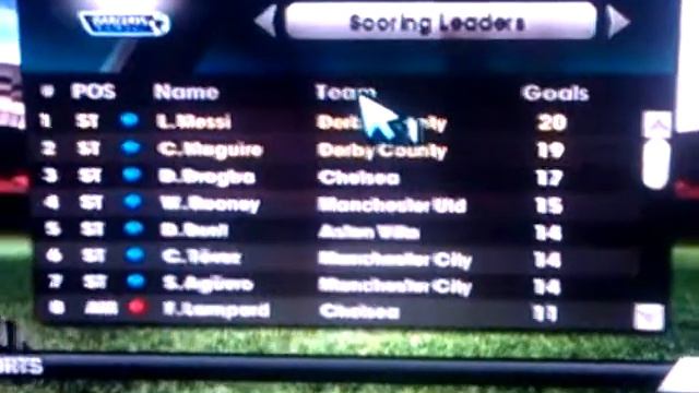FIFA 12 Career Mode Wii