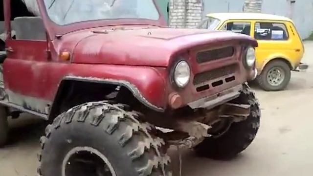Красный уаз не доработанный РЖАКА смотреть онлайн