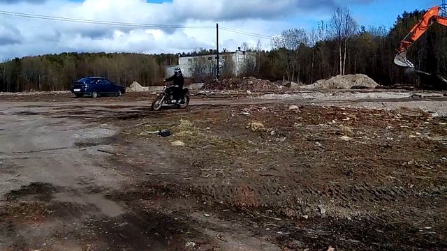 Иж планета 5 кроссовый вариант переделка за 2 дня смотреть онлайн