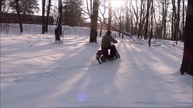 Jawa 555 blbnutí ve sněhu смотреть онлайн