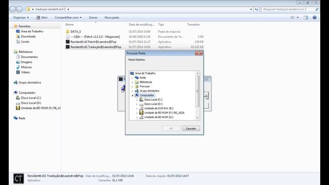 Como baixar e instalar a tradução do Resident Evil 3 - Para PC смотреть онлайн
